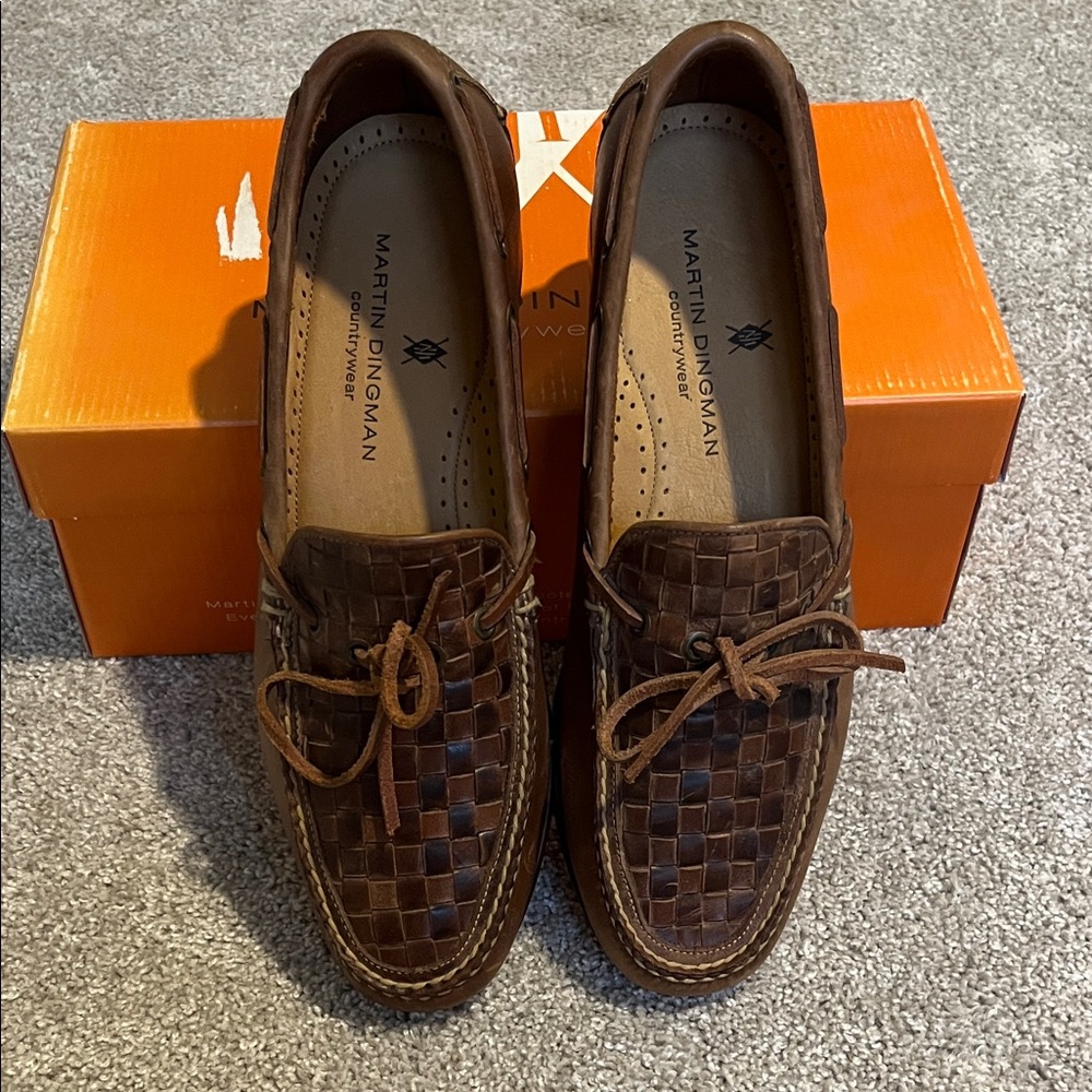 Martin Dingman Saxon Loafer in Cigar